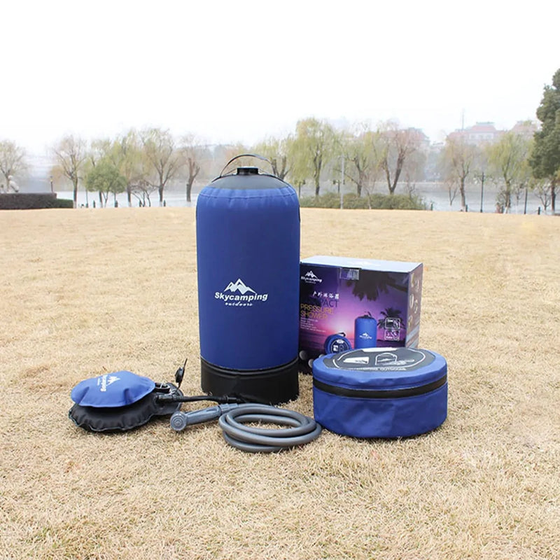 Portable Shower with Foot Pump